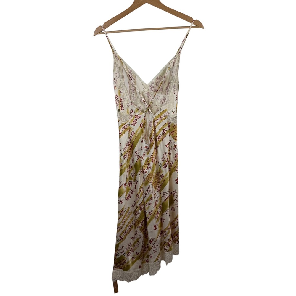 NWT Reformation Milania 100% Silk Midi Slip Dress Large Floral Coquette Ethereal - Picture 5 of 13